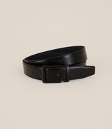 Ceinture 100% cuir ajustable noire