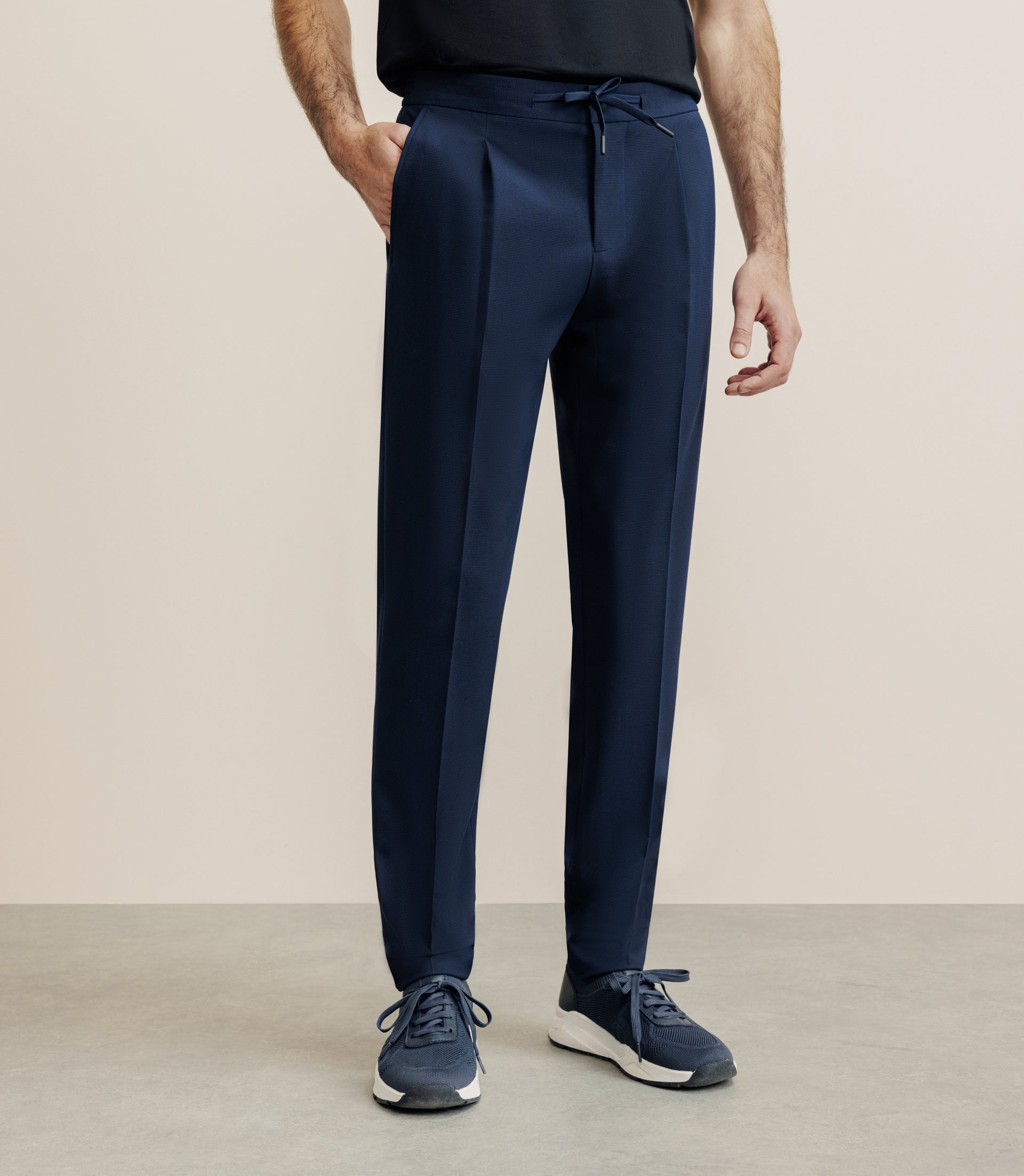 Pantalon ville armuré bleu marine