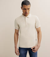 Polo zip beige