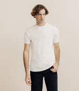 T-shirt en maille blanc