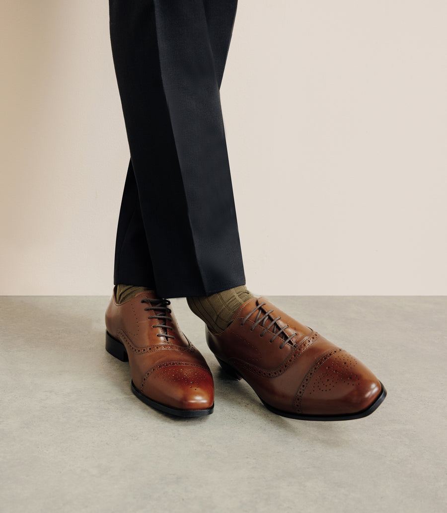 Chaussures derby marron