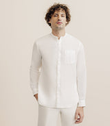 Chemise 100% lin blanche - IZAC