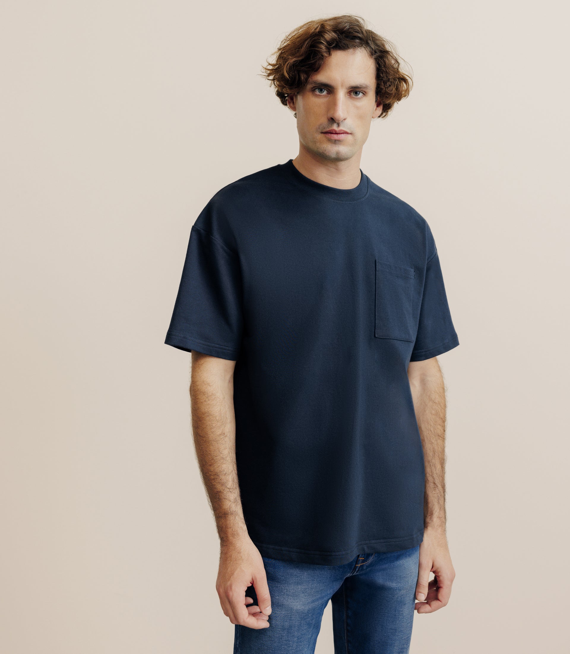 Unversize UNAGE T-shirt Navy