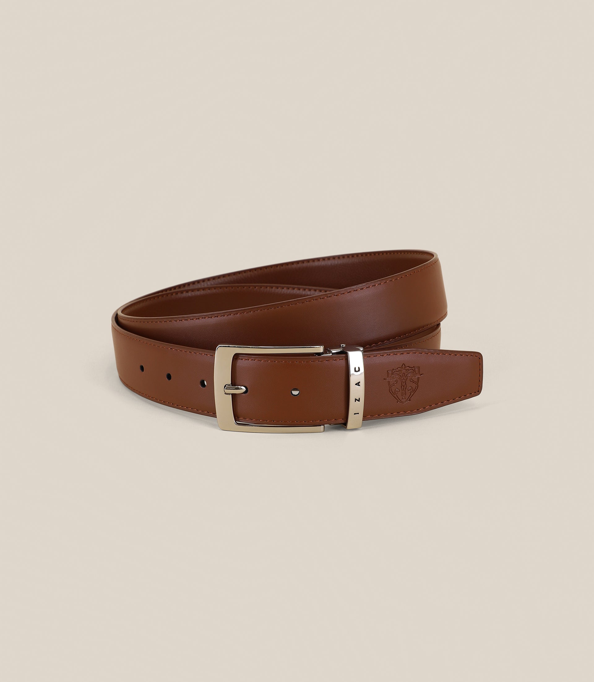 Ceinture réversible camel