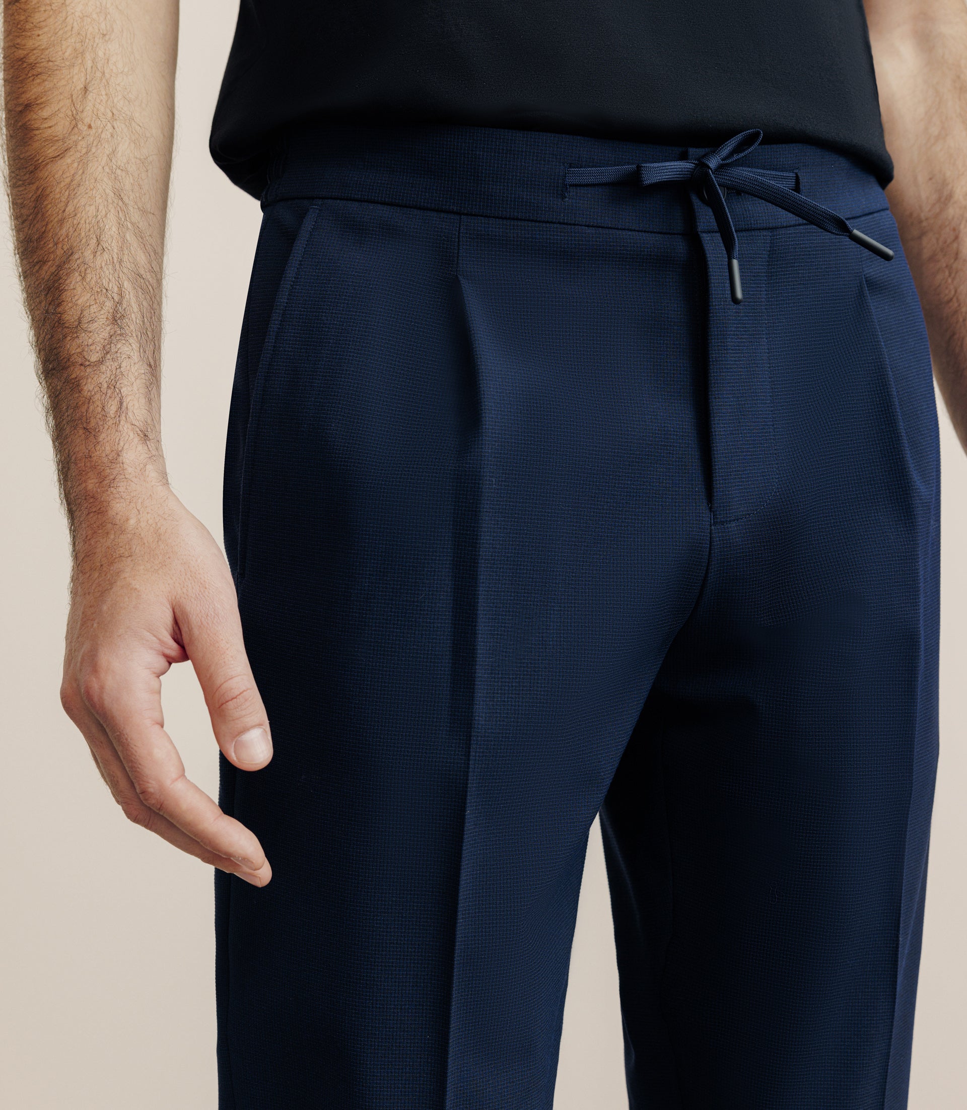 Pantalon ville armuré bleu marine