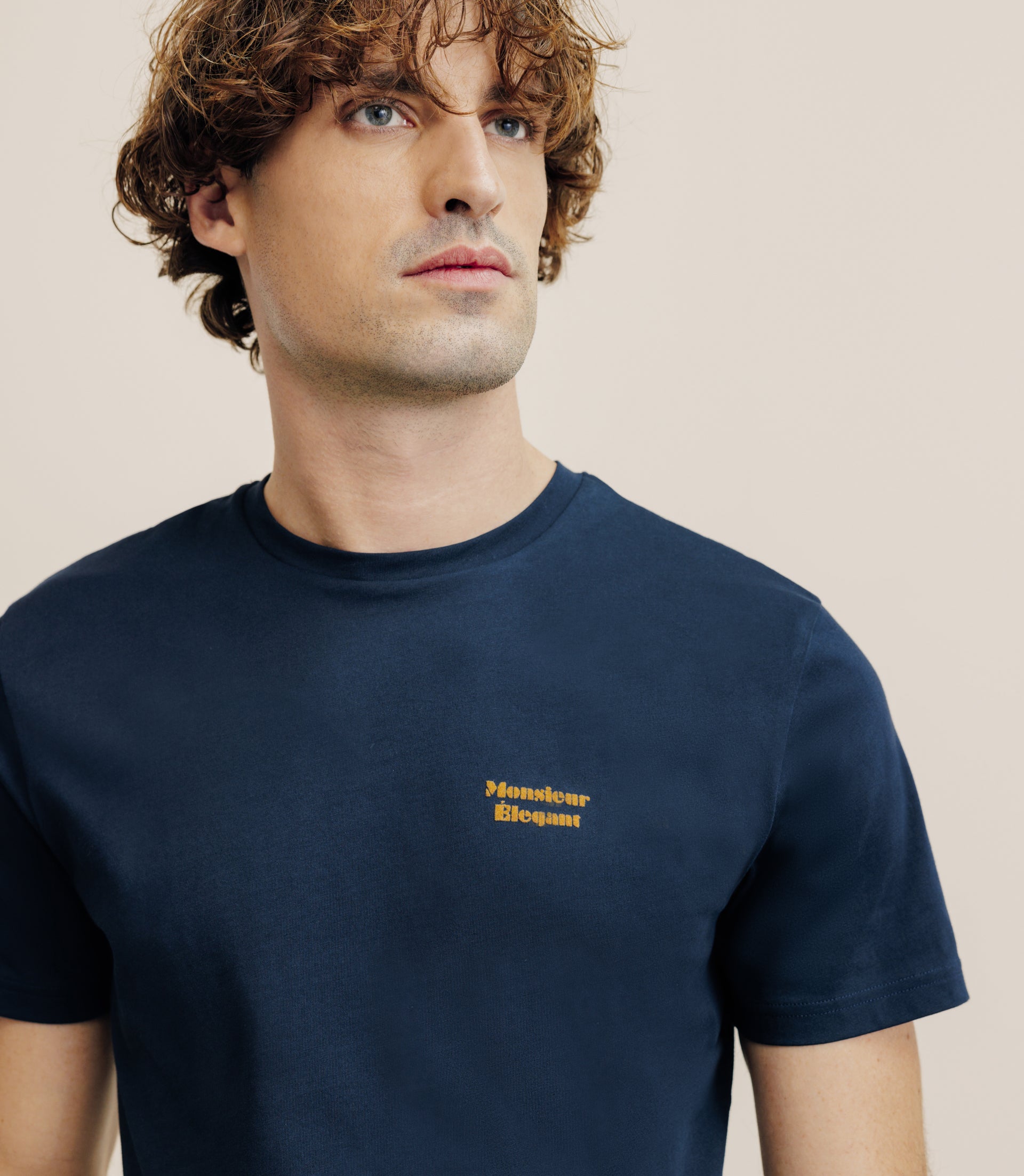 T-shirt flocking marine