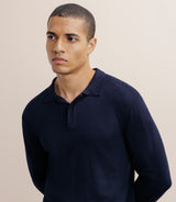 Pull col polo marine - IZAC