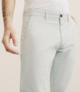 Pantalon en coton stretch vert - IZAC