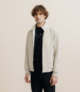 Blouson col montant beige - IZAC