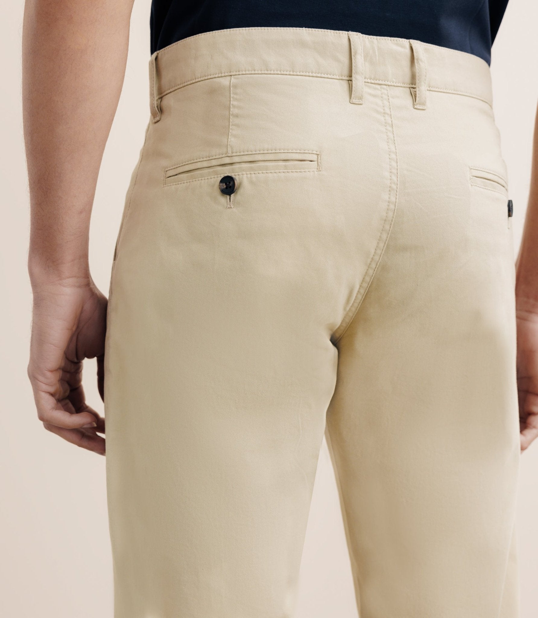 Pantalon en coton beige - IZAC