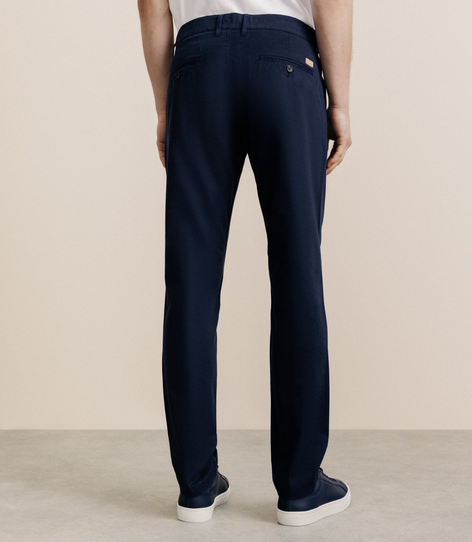 Pantalon en coton marine - IZAC