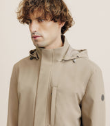 Parka longue et légère beige - IZAC