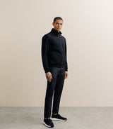 Blouson col montant noir