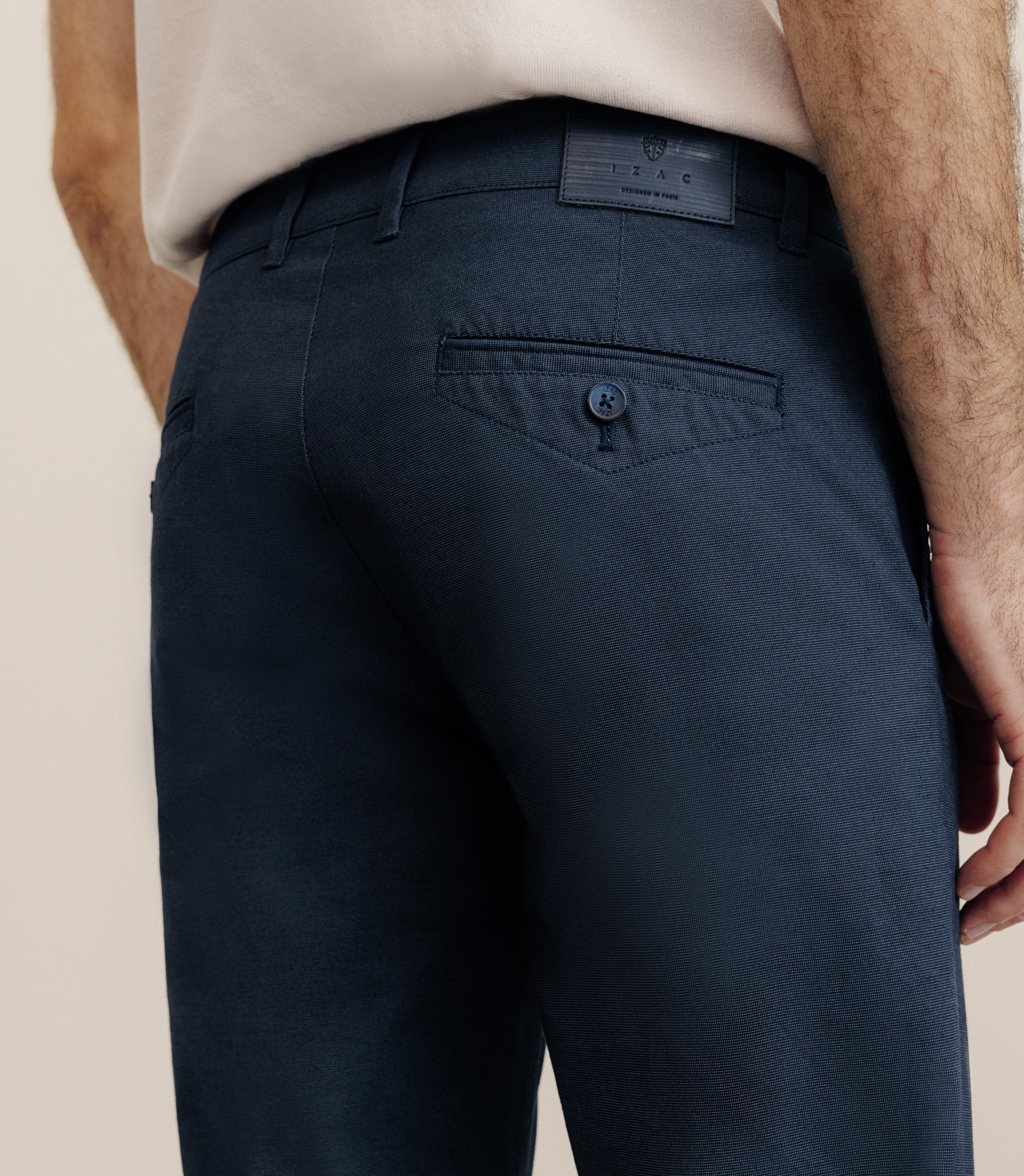 Pantalon slim marine