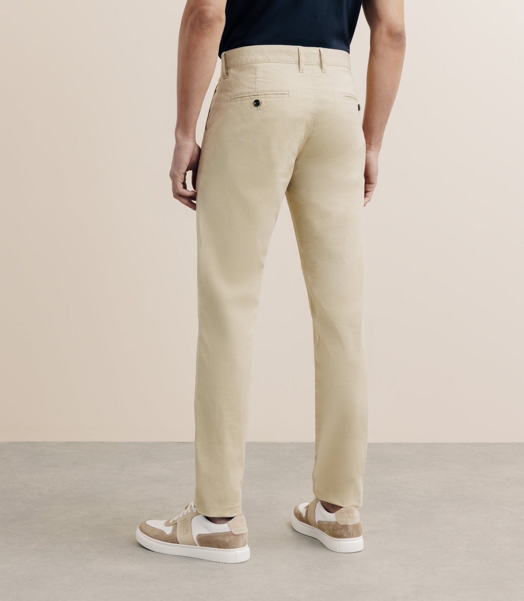 Pantalon en coton beige - IZAC