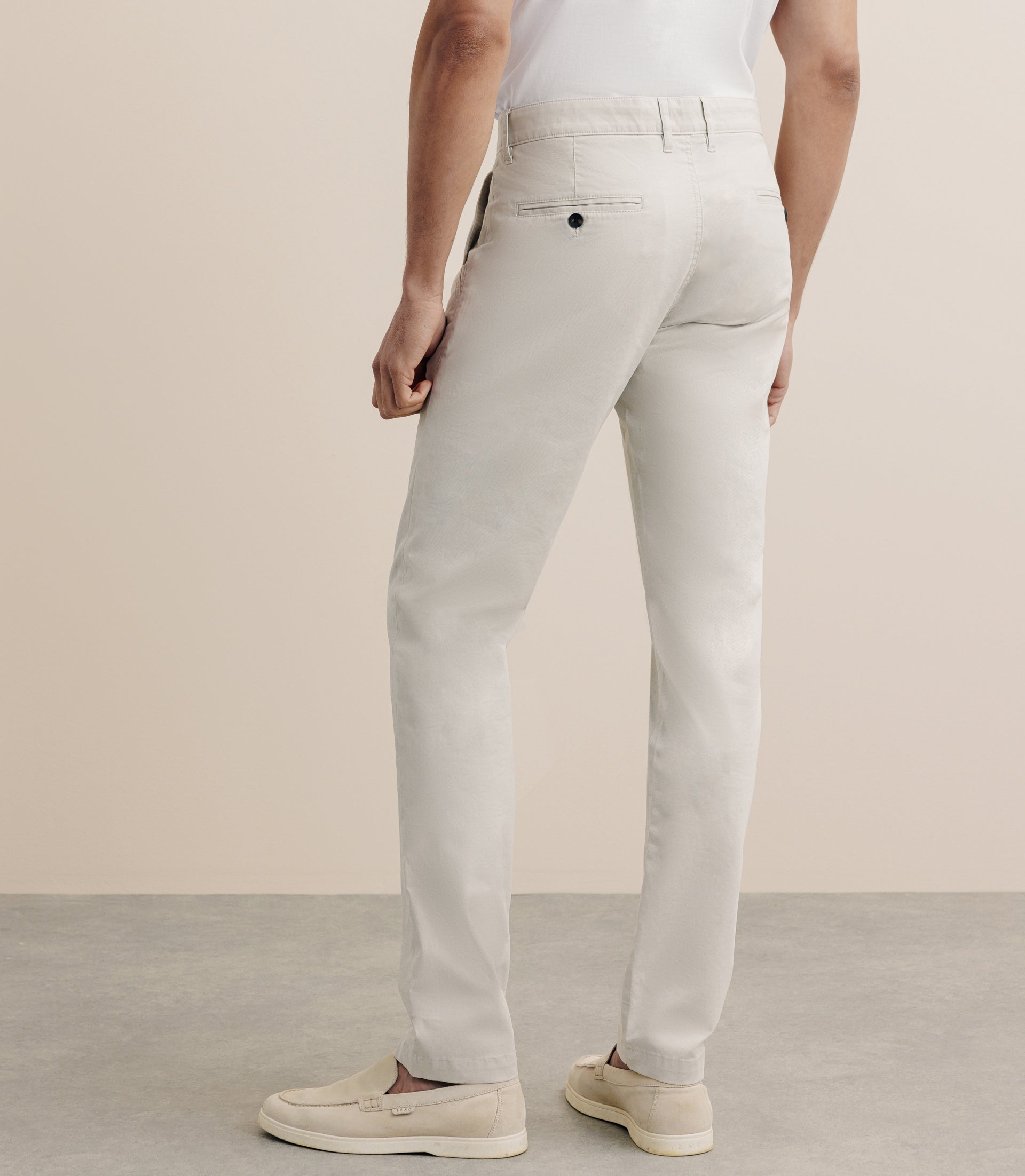 Pantalon en coton mastic