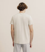 T-shirt flocking beige