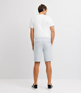 Sky stretch cotton Bermuda shorts