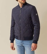 Carat" navy quilted teddy