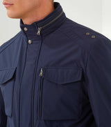 Casino" navy multi-pocket parka