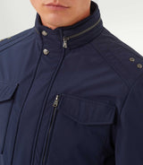 Casino" navy multi-pocket parka