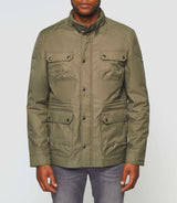 Raf" four pocket khaki short parka