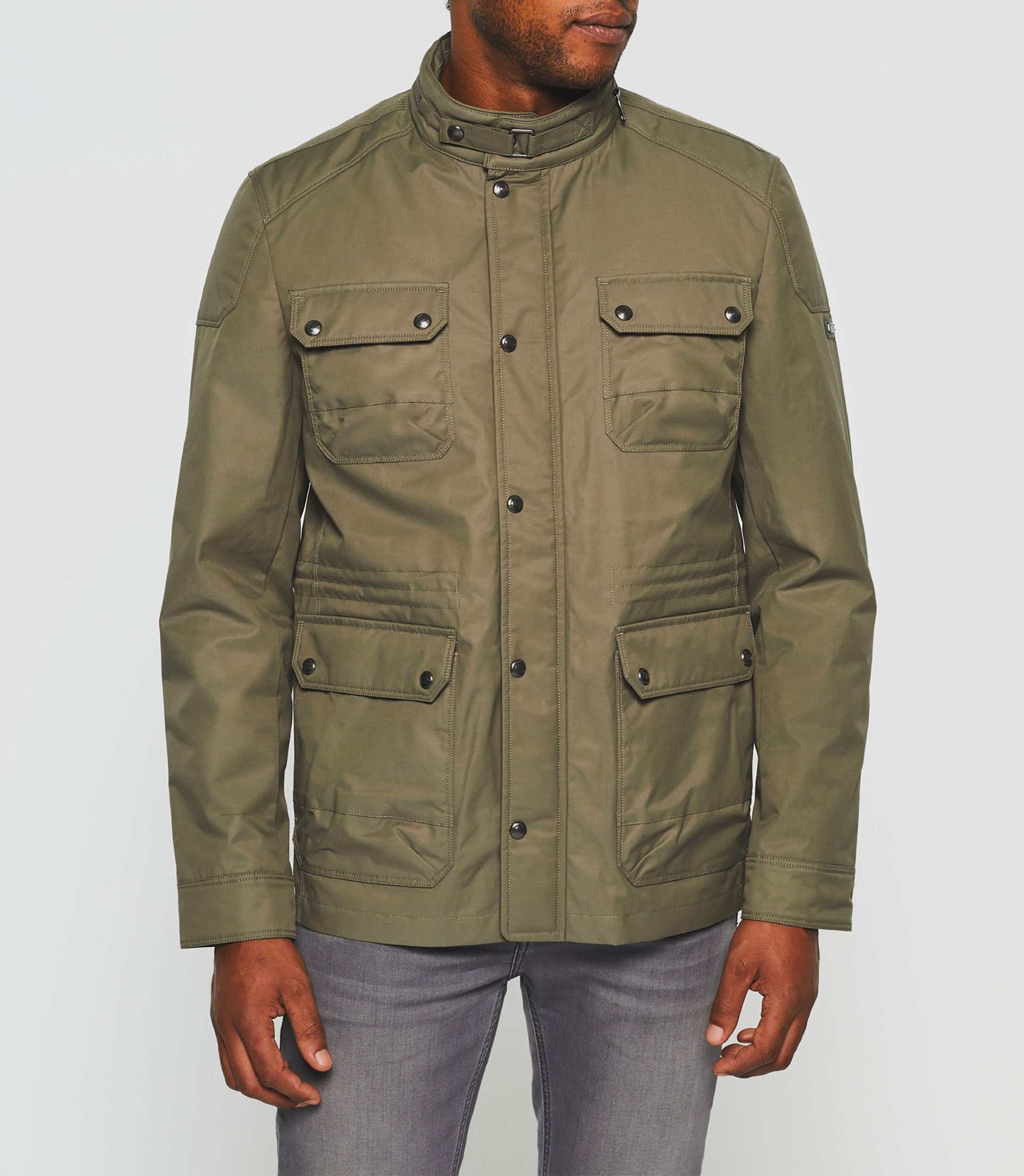 Raf" four pocket khaki short parka