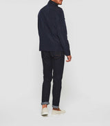 Rudi" navy parka with pockets