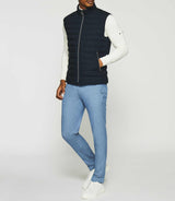 Sleeveless down jacket navy ROMAIN