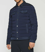 Navy quilted jacket ROX