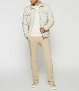 Blouson matelassé beige mastic ROX