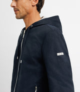 Blouson réversible marine