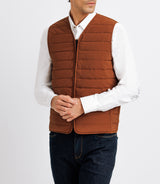 Sleeveless jacket V -t truffle