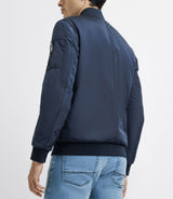 Blouson en tissu recyclé marine - IZAC