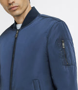 Blouson en tissu recyclé marine - IZAC