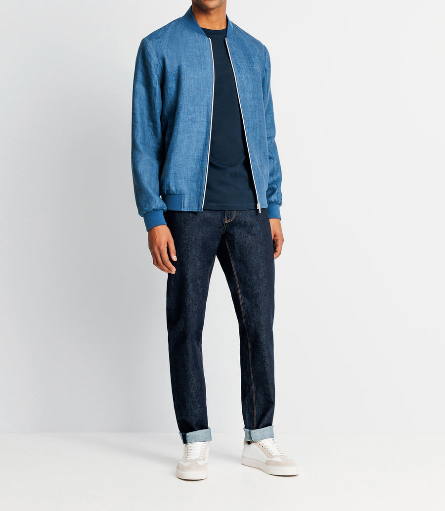 BLEU-INDIGO linen jacket