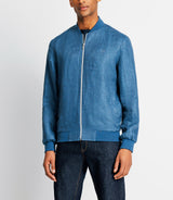 Leinenjacke BLAU-INDIGO