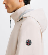 Blouson col montant beige