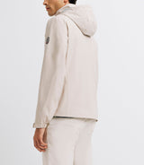 Blouson col montant beige