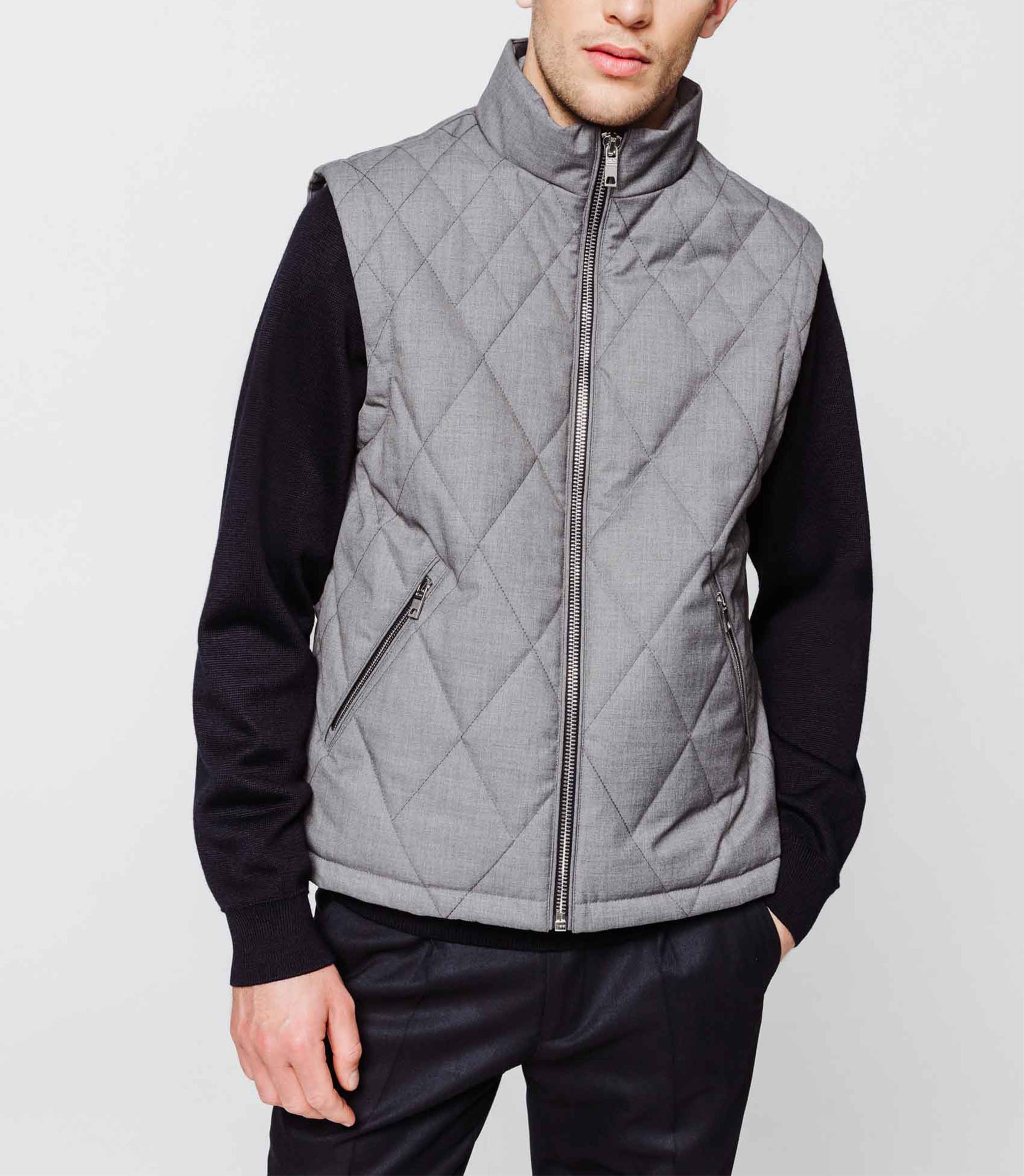 Hoquet" grey chevron jacket