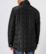 Quilted checkered parka