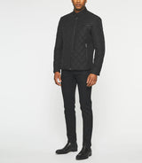 Blouson surchemise matelassé noir MADDISON - IZAC