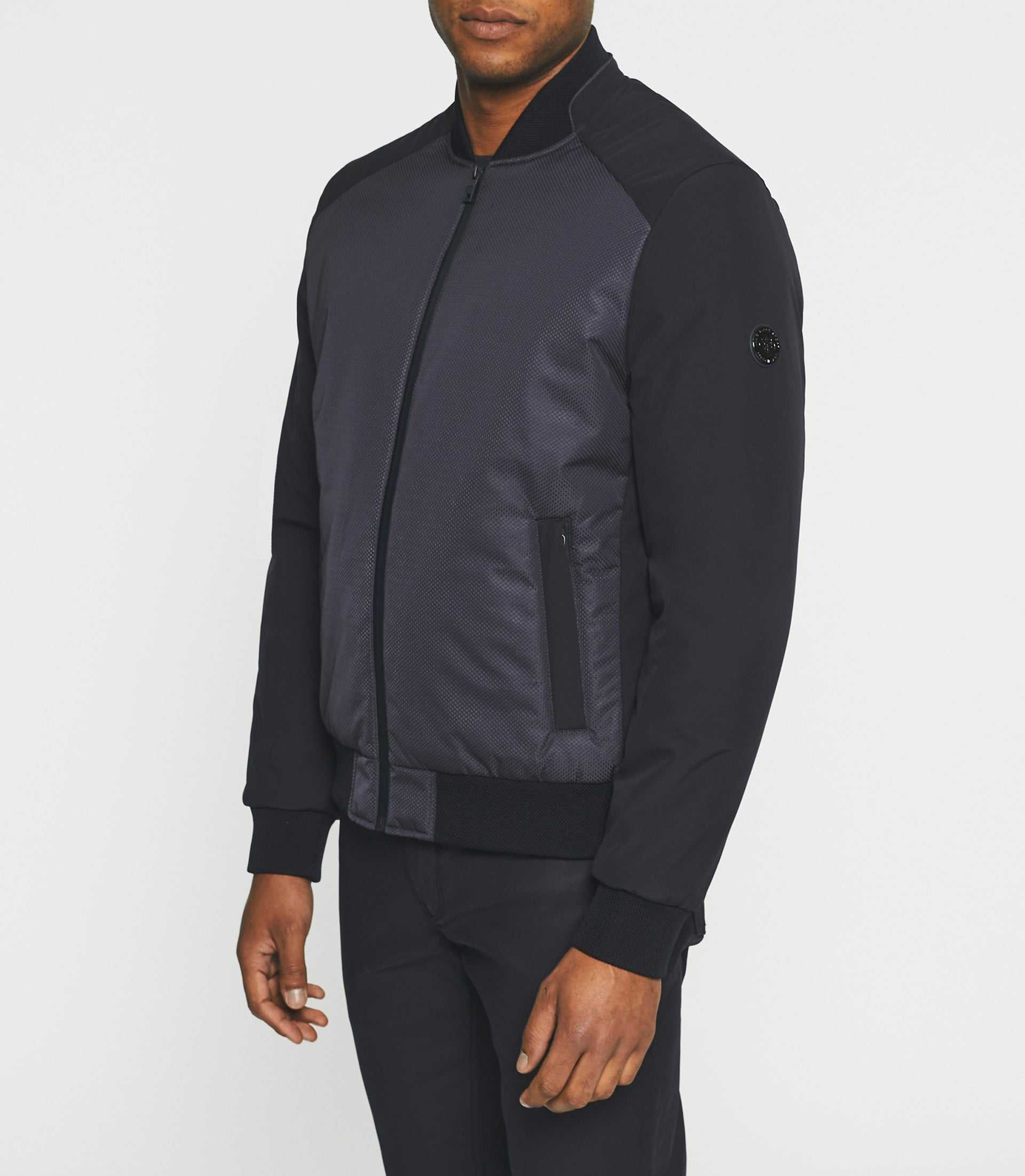 Lightweight two-ply navy jacket MARA