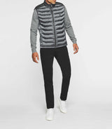 Sleeveless quilted jacket gray MIDORI