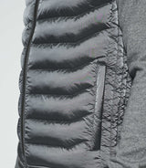 Sleeveless quilted jacket gray MIDORI