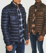 Brown long sleeve down jacket MIGWEL