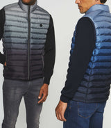 Sleeveless quilted down jacket with black gradient MIO