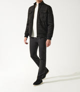 MEMPHIS black quilted teddy jacket