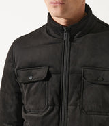 Gesteppte Teddyjacke schwarz MEMPHIS