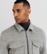 Gray wool jacket